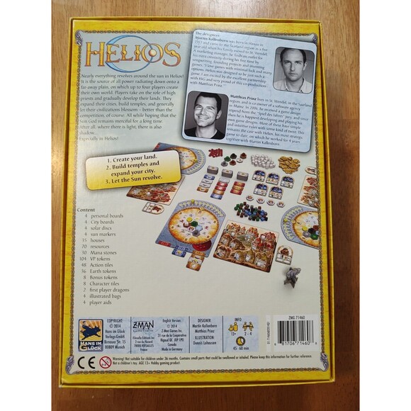 Helios Z-Man Games, Kallenborn & Prinz gently used, complete 2014 - Picture 8 of 16